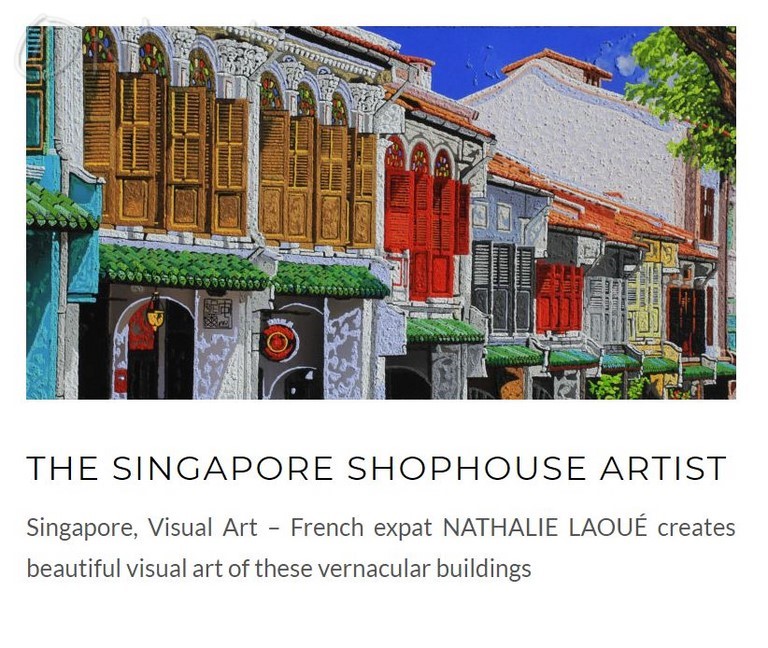 Singapore Shophouses-Nathalie LAOUE