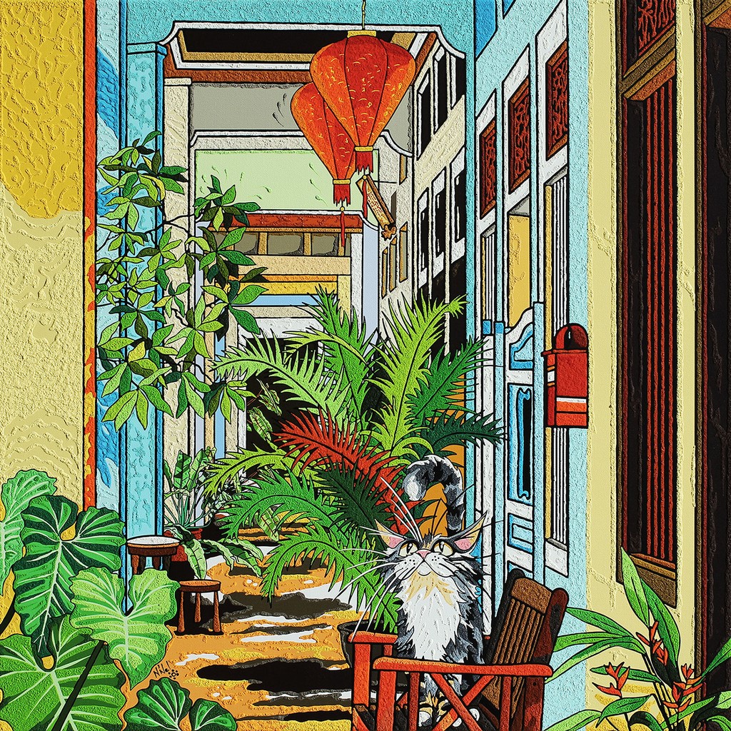 Singapore Shophouses-Nathalie LAOUE