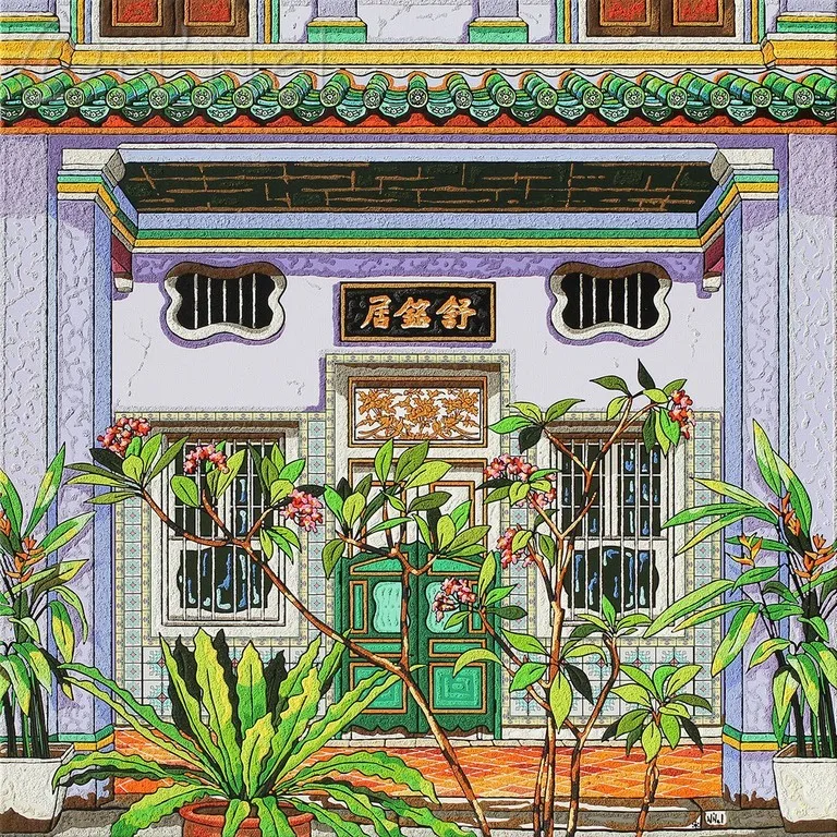 Singapore Shophouses-Nathalie LAOUE