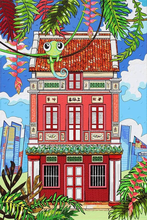 Singapore Shophouses-Nathalie LAOUE