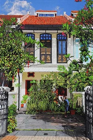 Singapore Shophouses-Nathalie LAOUE