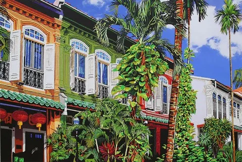 Singapore Shophouses-Nathalie LAOUE